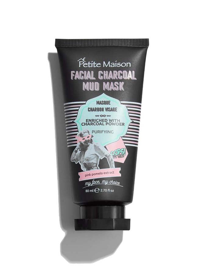 Facial Charcoal Mud Mask 80Ml